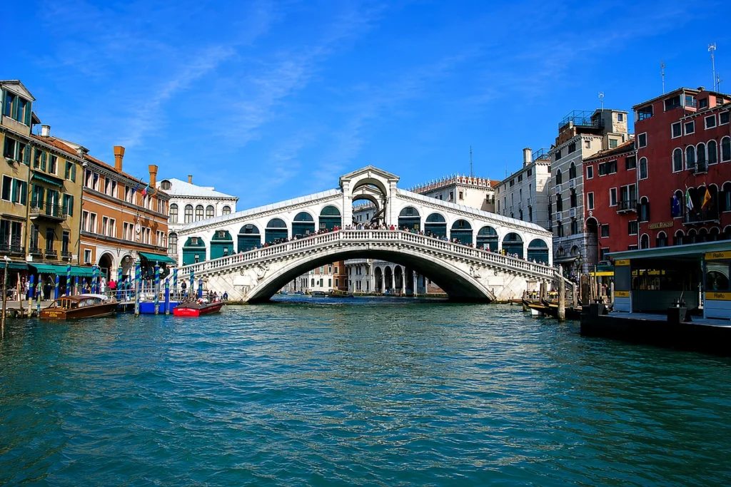 Rialto Bridge in Venice, Italy