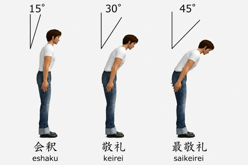 Ojigi, a japanese bowing culture