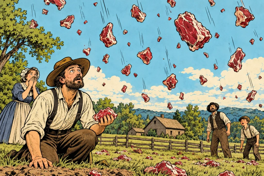 Kentucky Meat Shower 1876
