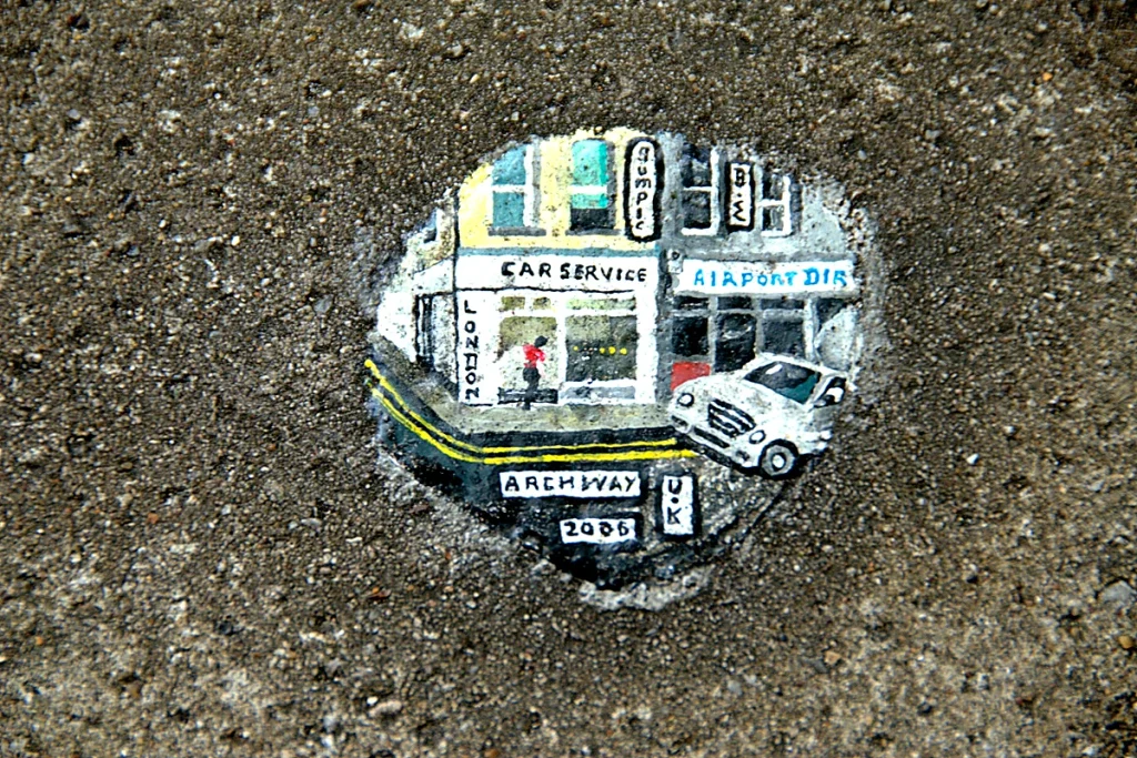 Chewing Gum painted by Ben Wilson